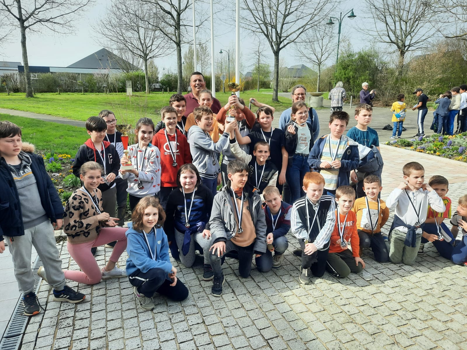 L'école publique Hervé Bazin de Vern d'Anjou vice-championne de l