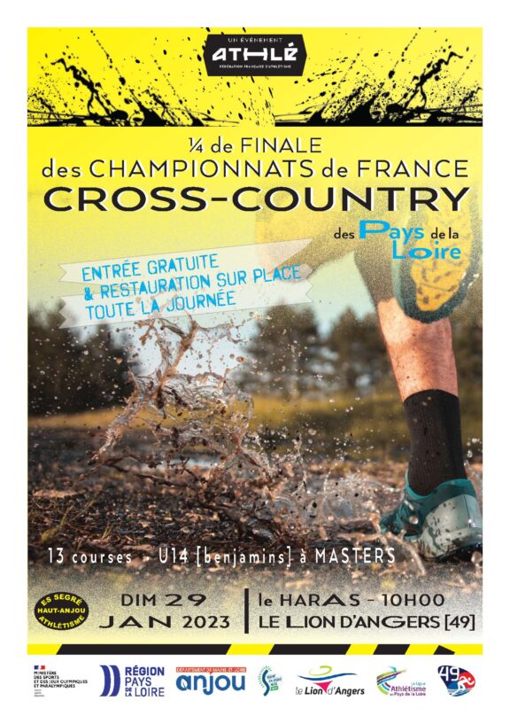 1/4 de finale des championnats de France CrossCountry Lion d'Angers